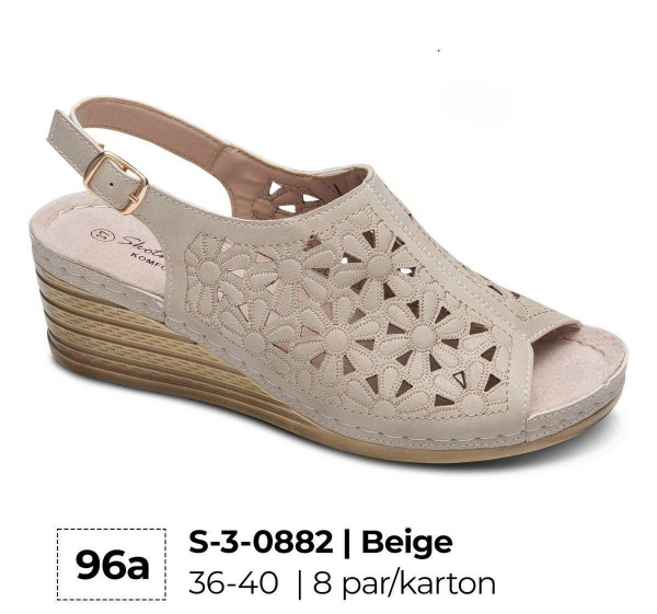 Sandały na obcasie damskie Roz 36-40 / 8 par